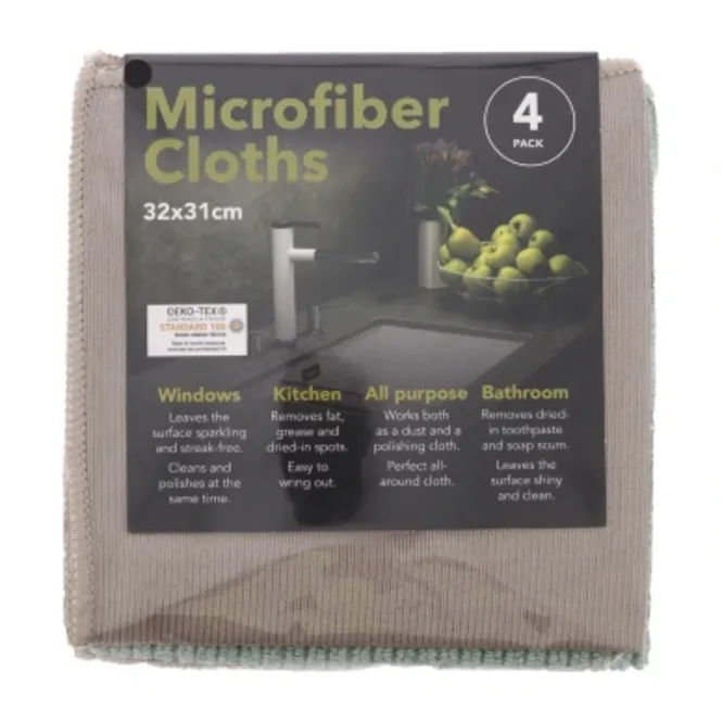 Hovedbilde Mikrofiberkluter 4-pk